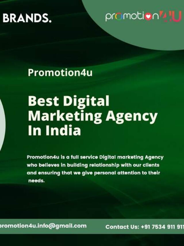 Best Digital Marketing Company In India | Promotion4u